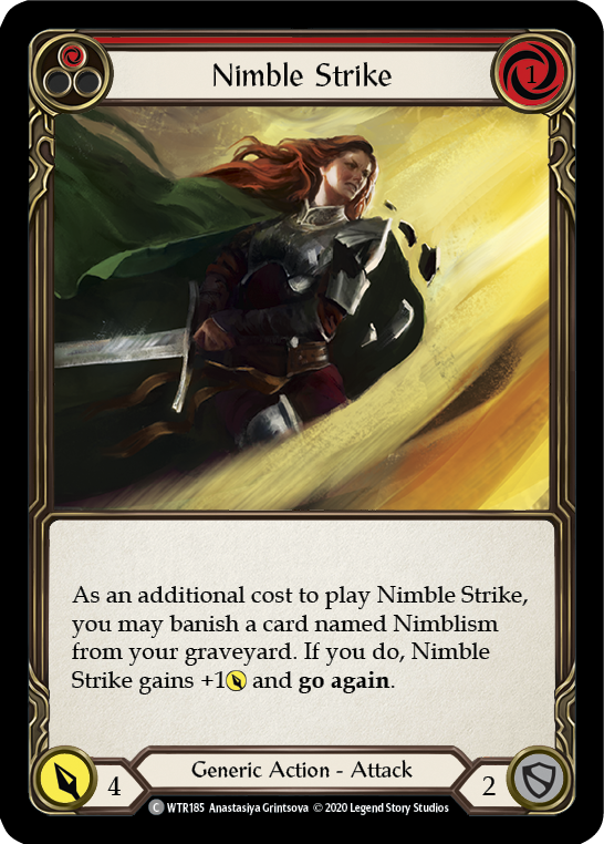 Nimble Strike (Red) [WTR185] Unlimited Normal