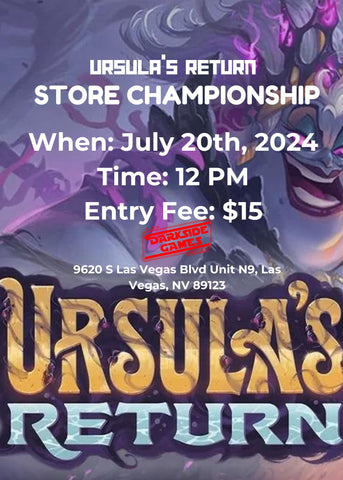 Ursula’s Return Store Championship ticket