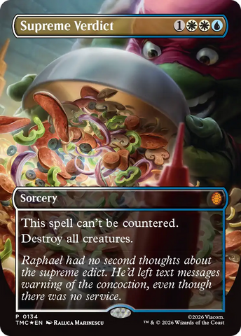 Supreme Verdict (Borderless) [Teenage Mutant Ninja Turtles Promos]