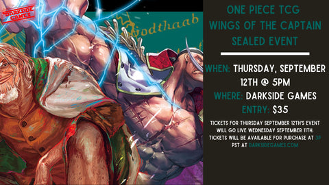 One Piece TCG Op-08 Pre-Release 9/12 ticket