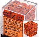 12mm 36ct D6 Block: Vortex - Orange/Black