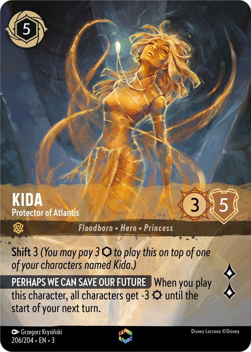 Kida - Protector of Atlantis (Alternate Art) (206/204) [Into the Inklands]