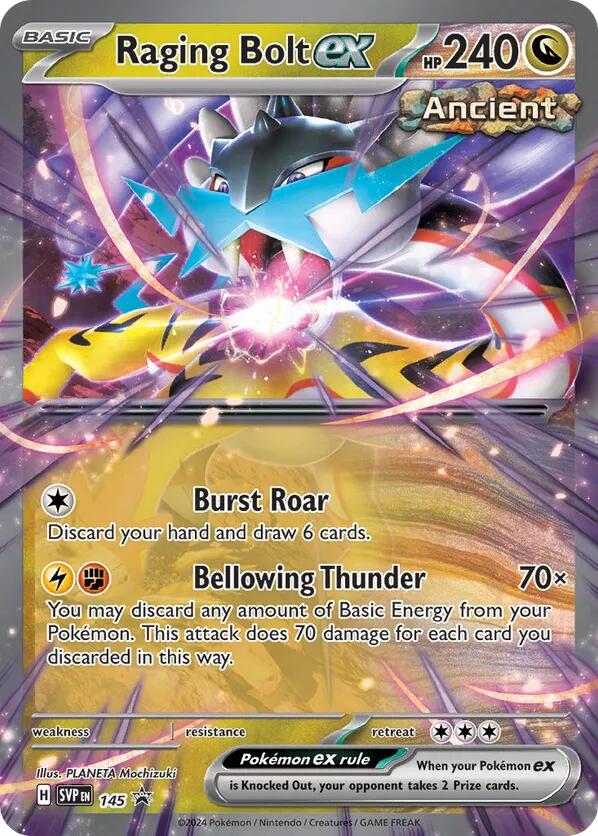 Raging Bolt ex (145) [Scarlet & Violet Promo Cards]