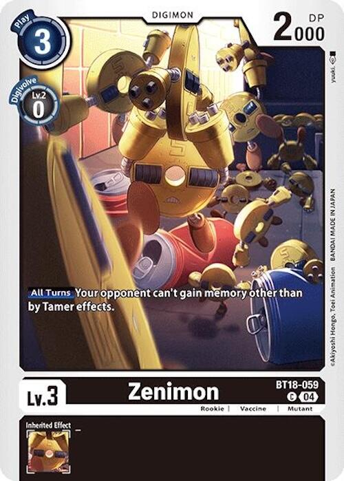 Zenimon [BT18-059] [Release Special Booster Ver.2.0]