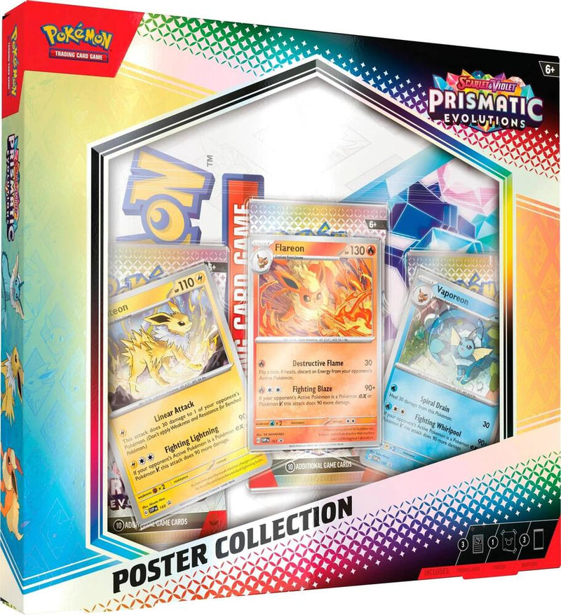 Prismatic Evolutions Poster Collection [Limit 2 Per Customer]