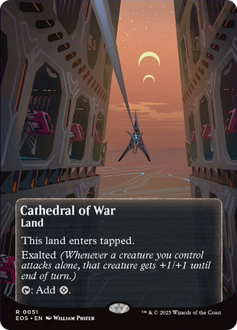 Cathedral of War (0051) (Borderless) [Edge of Eternities: Stellar Sights]