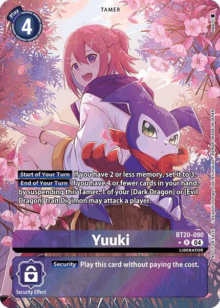 Yuuki [BT20-090] (Special Booster Ver.2.5 Celebration Event -Winner-) [Release Special Booster 2.5 Celebration Event Cards]