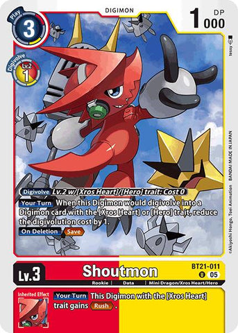Shoutmon [BT21-011] [World Convergence]