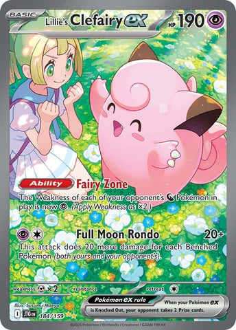 Lillie's Clefairy ex (184/159) [Scarlet & Violet: Journey Together]