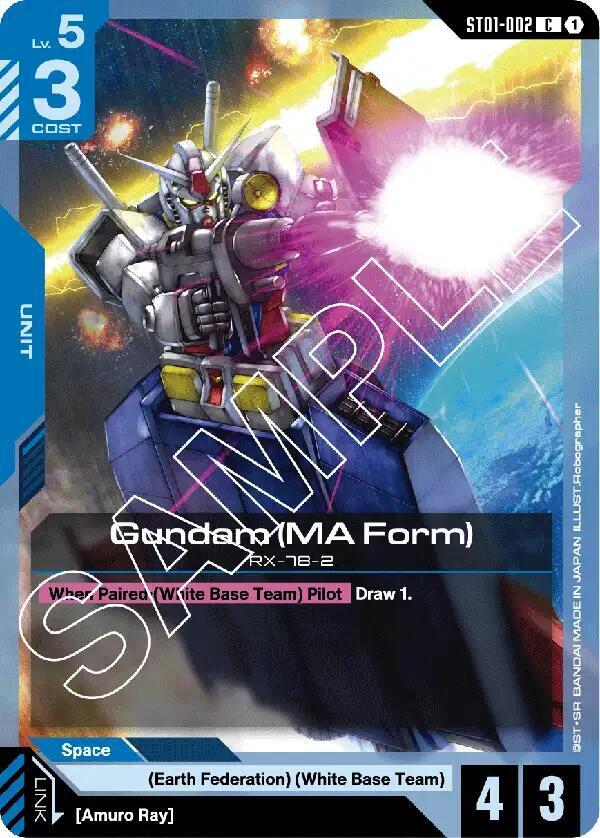 Gundam (MA Form) (ST01)