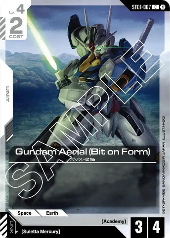 Gundam Aerial (Bit on Form) (ST01)