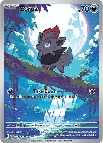 Zorua (142/086) [Scarlet & Violet: White Flare]
