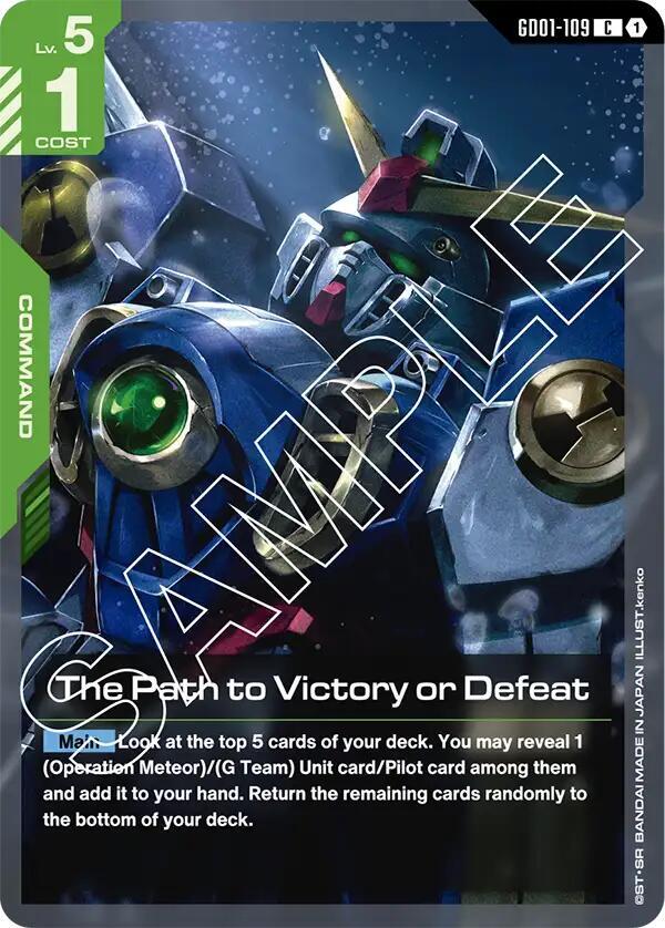The Path to Victory or Defeat (GD01)