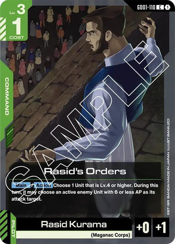 Rasid's Orders (GD01)