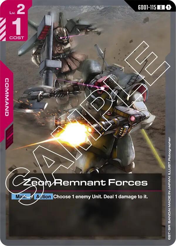 Zeon Remnant Forces (GD01)