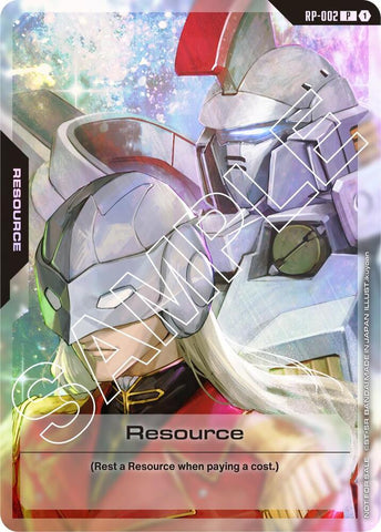 Resource (RP-002) (Mobile Suit Gundam Wing) - Promotional Resource Tokens (RP)