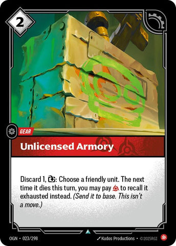 Unlicensed Armory - Origins (OGN)