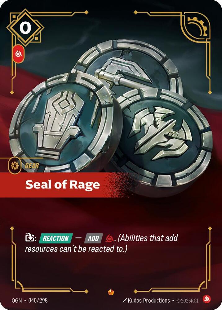 Seal of Rage - Origins (OGN)