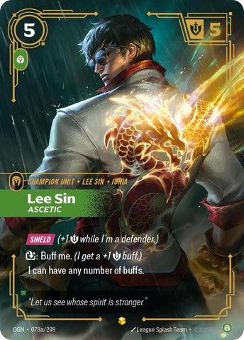 Lee Sin - Ascetic (Alternate Art) - Origins (OGN)