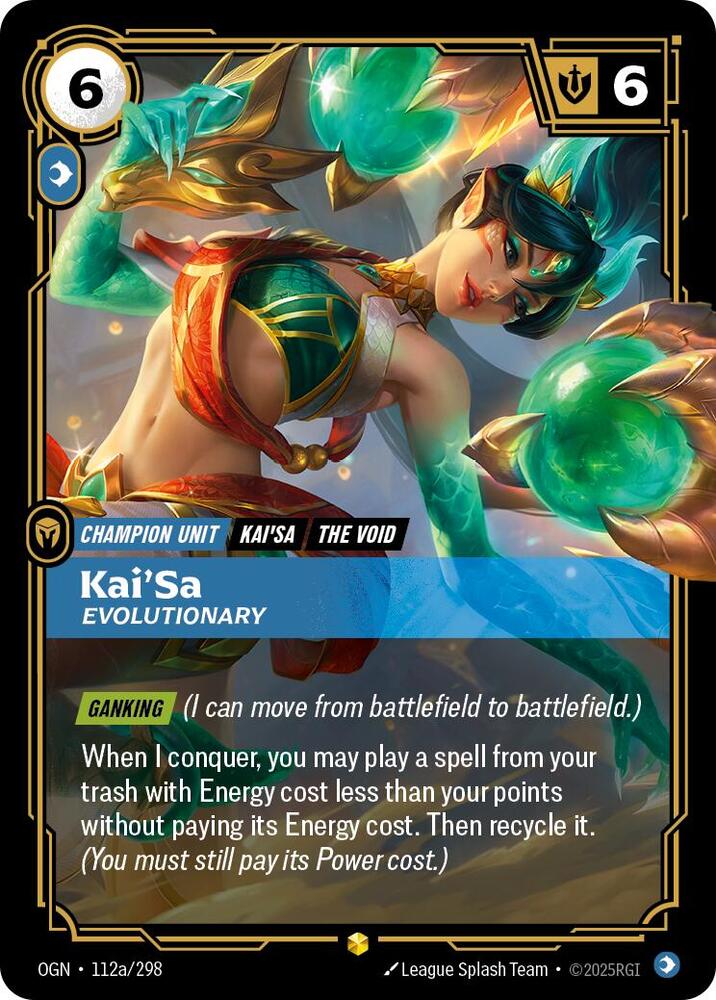 Kai'sa - Evolutionary (Alternate Art) - Origins (OGN)