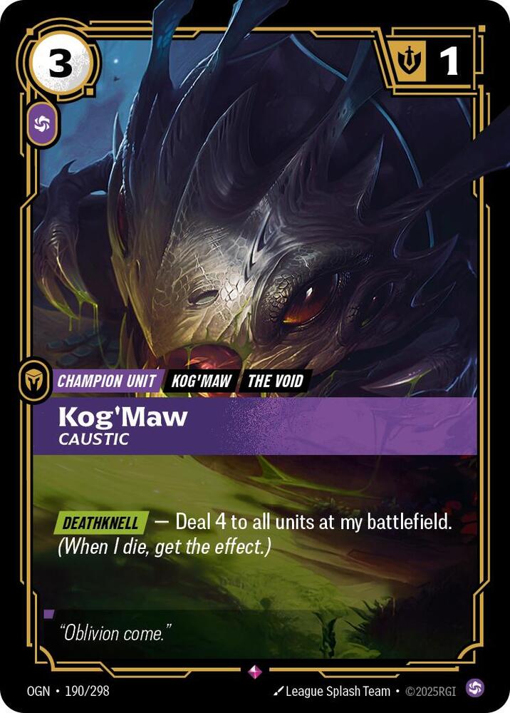 Kog'Maw - Caustic - Origins (OGN)