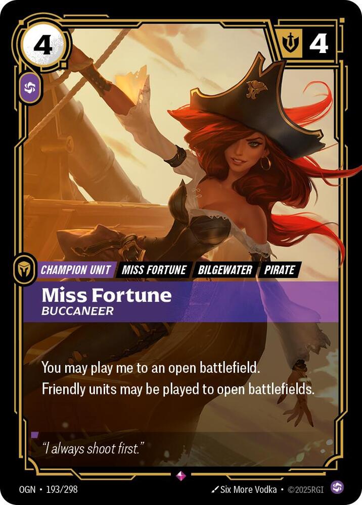 Miss Fortune - Buccaneer - Origins (OGN)