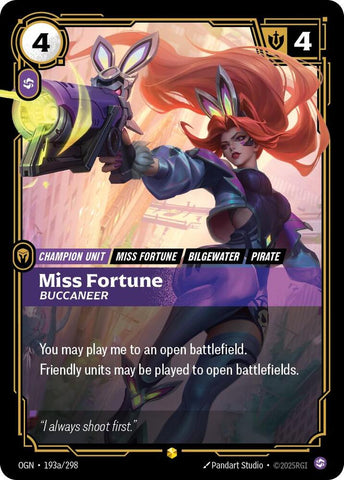 Miss Fortune - Buccaneer (Alternate Art) - Origins (OGN)
