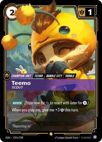 Teemo - Scout (Alternate Art) - Origins (OGN)