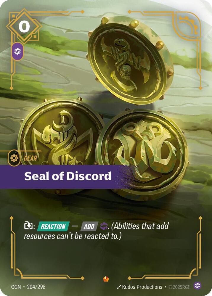 Seal of Discord - Origins (OGN)