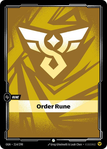 Order Rune - Origins (OGN)
