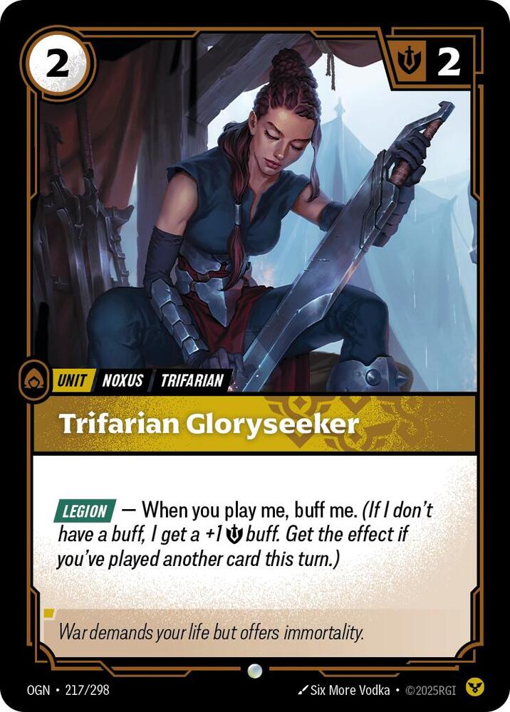 Trifarian Gloryseeker - Origins (OGN)