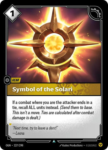 Symbol of the Solari - Origins (OGN)