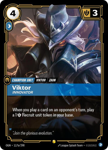 Viktor - Innovator (Alternate Art) - Origins (OGN)