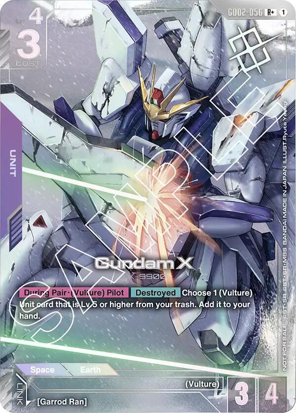 Gundam X (GD02-056) (Store Tournament Winner Pack 02) - Gundam Promotional Cards (GCG-PR)