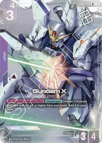 Gundam X (GD02-056) (Store Tournament Winner Pack 02) - Gundam Promotional Cards (GCG-PR)