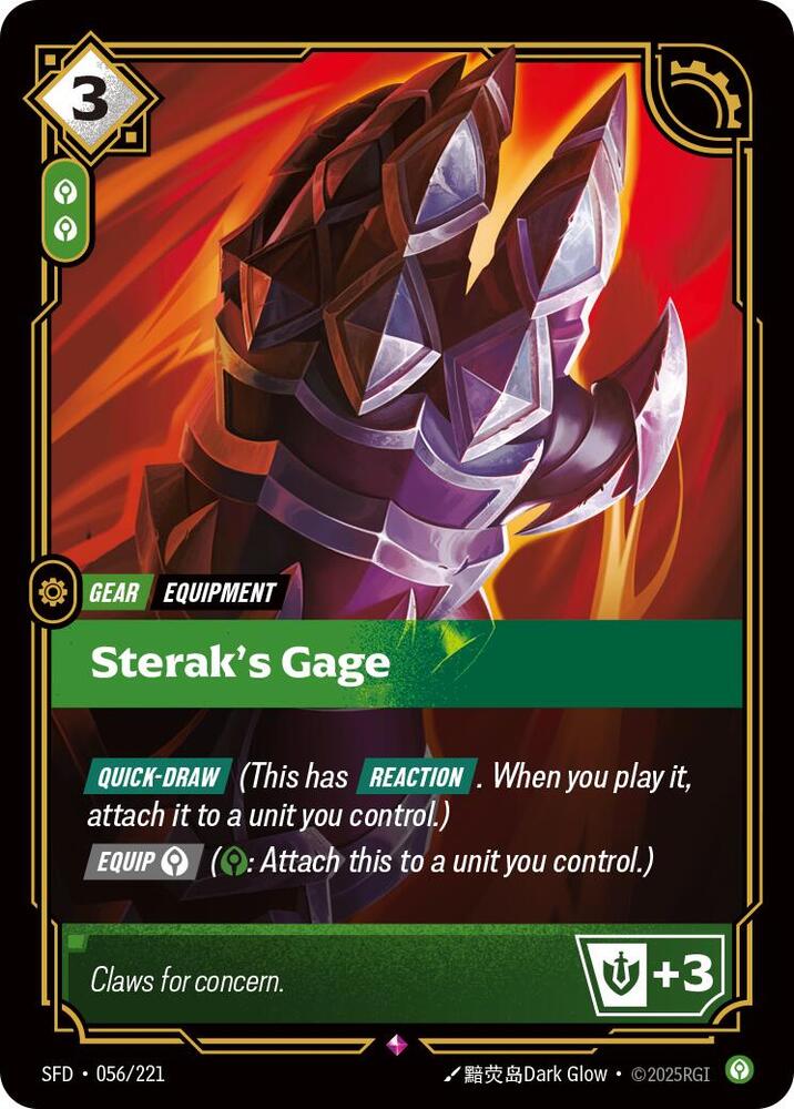Sterak's Gage - Spiritforged (SFD)