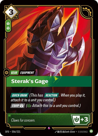 Sterak's Gage - Spiritforged (SFD)