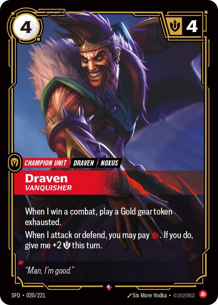 Draven - Vanquisher - Spiritforged (SFD)