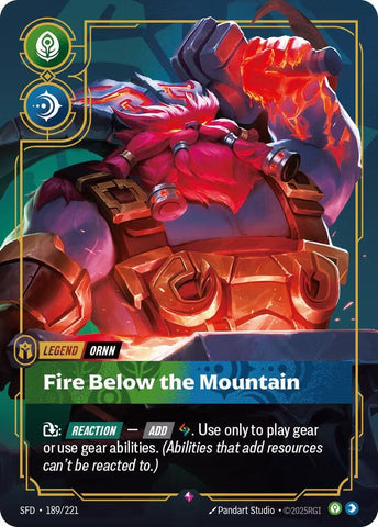 Ornn - Fire Below the Mountain - Spiritforged (SFD)