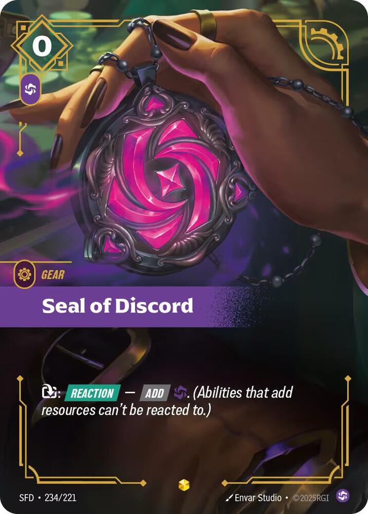 Seal of Discord (Overnumbered) - Spiritforged (SFD)