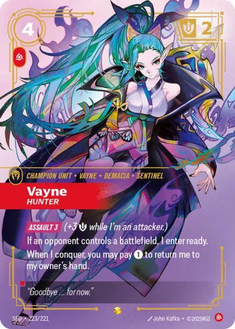 Vayne - Hunter (Overnumbered) - Spiritforged (SFD)
