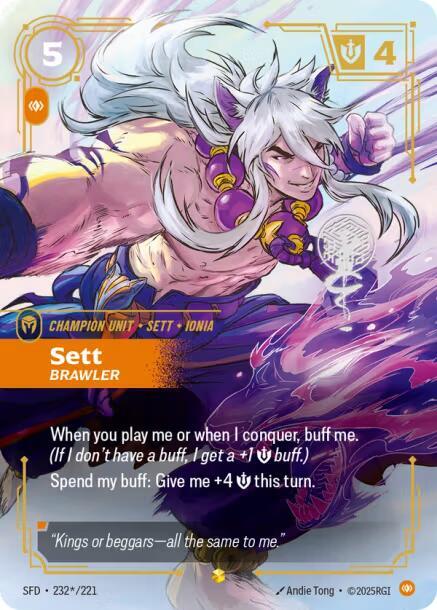 Sett - Brawler (Signature) - Spiritforged (SFD)