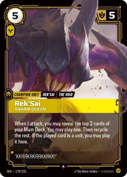 Rek'Sai - Swarm Queen - Spiritforged (SFD)
