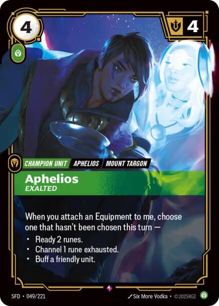 Aphelios - Exalted - Spiritforged (SFD)