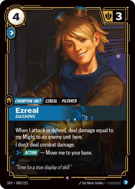 Ezreal - Dashing - Spiritforged (SFD)
