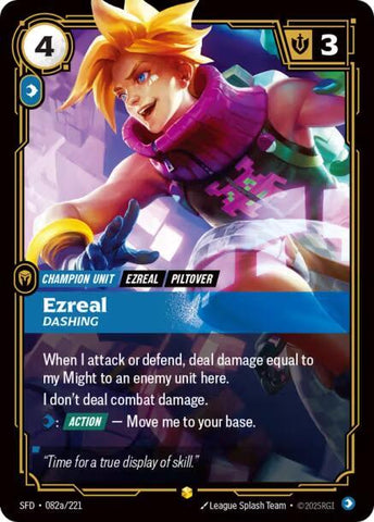 Ezreal - Dashing (Alternate Art) - Spiritforged (SFD)