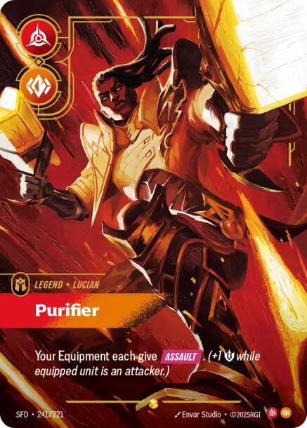Lucian - Purifier (Overnumbered) - Spiritforged (SFD)