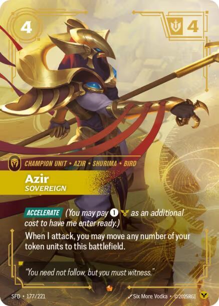 Azir - Sovereign - Spiritforged (SFD)
