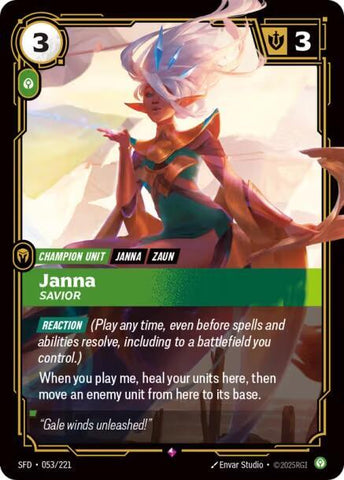 Janna - Savior - Spiritforged (SFD)