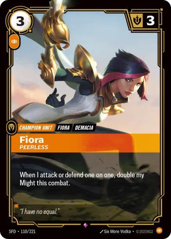 Fiora - Peerless - Spiritforged (SFD)